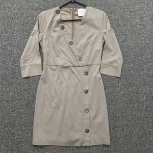 618 Button Accent Dress